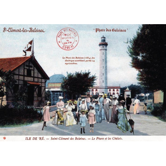 Set de table Île de Ré Phare des Baleines Vintage - Création française - Fabriqué en Europe