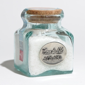 fleur de sel île de ré bocal verre 180 g bouchon liège