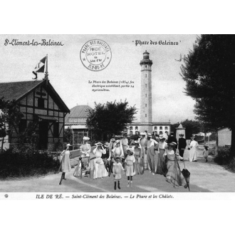 Set de table Île de Ré Phare des Baleines Vintage verso - Création française - Fabriqué en Europe