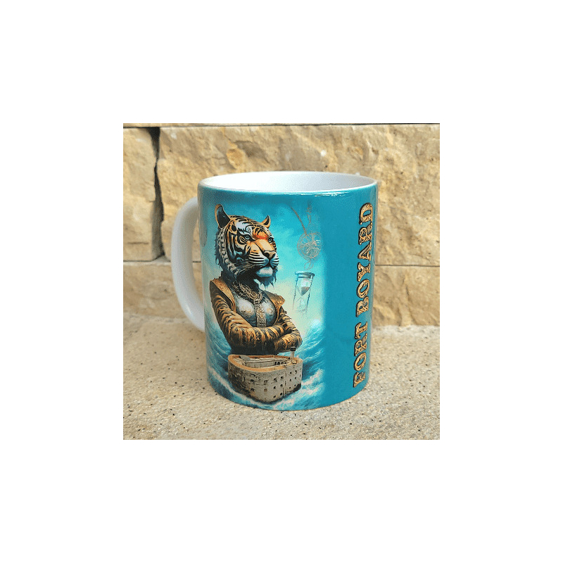 Fort Boyard mug guardian tiger