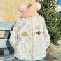Children's fleece jacket - Rabbit soft toy