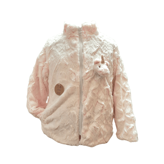 Veste polaire enfant Licorne rose