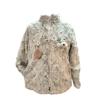 Veste polaire enfant peluche husky