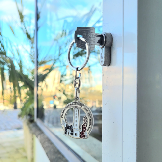 Porter clés ile de ré phare des baleines décor