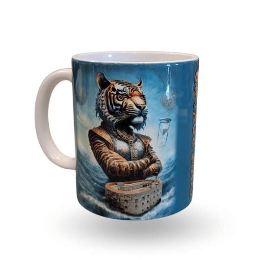Fort Boyard mug guardian tiger