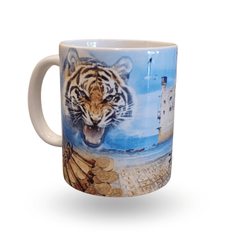 Mug Fort Boyard tigre aquarelle
