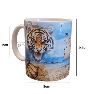 Mug fort boyard tigre aquarelle dimensions