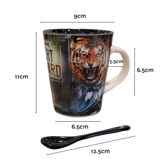 Mug conique Fort Boyard dimensions