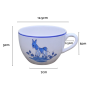 Mug âne bleu Île de Ré Mug avec anse dimensions