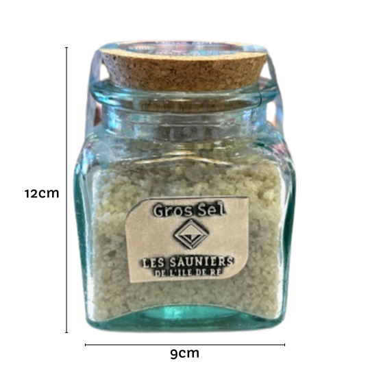 Gros sel Île de Ré bocal verre 400g bouchon liège