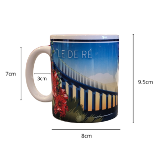 Mug Île de Ré Pont de Ré dimensions