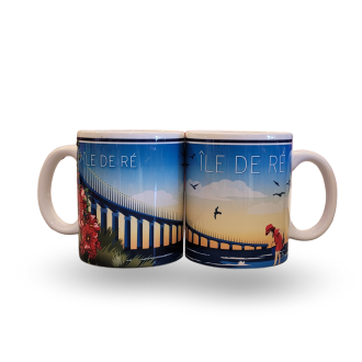 Mug Île de Ré Pont de Ré recto verso