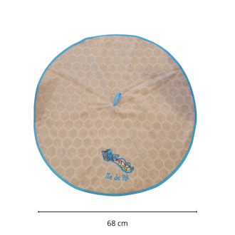 Essuie main ile de ré rond carte beige dimensions
