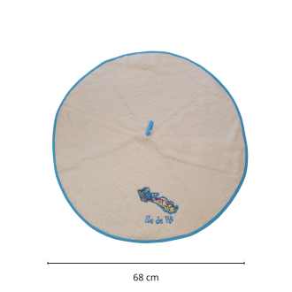 Essuie main Île de Ré rond carte blanc dimensions