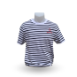 T-shirt homme Île de Ré marinière bleu marine buste