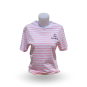 T-shirt femme ile de ré marinière rose buste