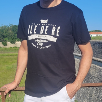 T-shirt original Île de Ré noir