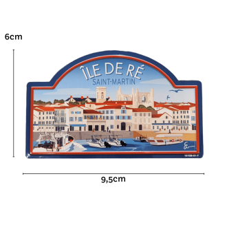 Magnet plaque rue - Le Port de St Martin de ré