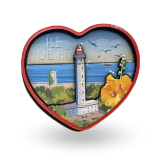 Magnet Epoxy Coeur - Le Phare des Baleines