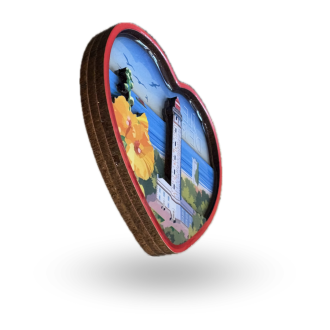 Magnet Epoxy Coeur - Le Phare des Baleines