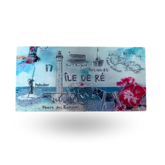 Magnet panoramique brillant - Île de Ré