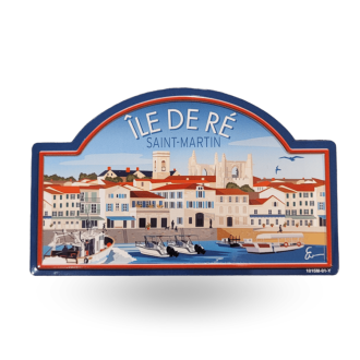 Magnet plaque rue - Le Port de St Martin de ré