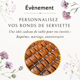 Evènement : mariage, baptême, anniversaire