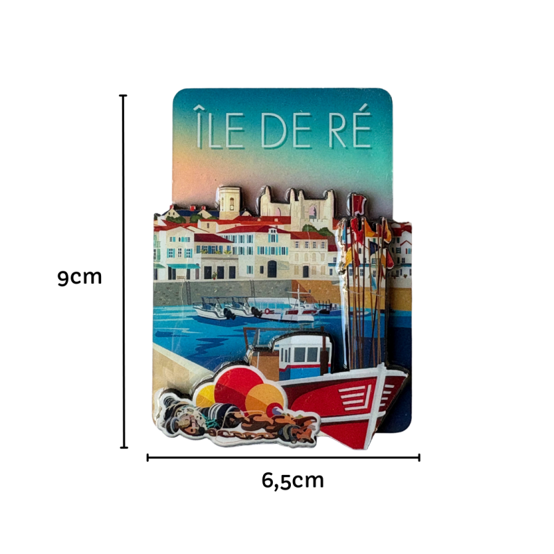 Epoxy magnet - Port of Saint Martin de Ré