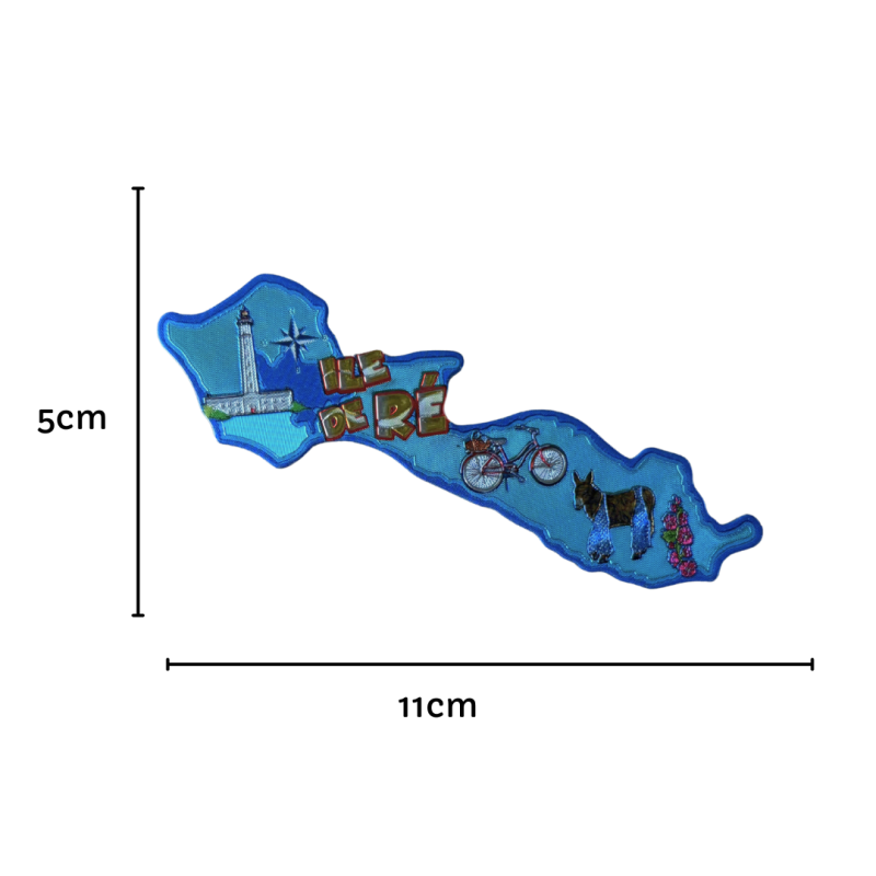 Flexible magnet - Map of Île de Ré