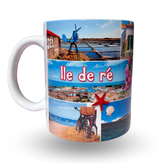Mug souvenirs - Île de Ré multi vues