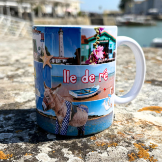 Mug souvenirs - Île de Ré multi vues