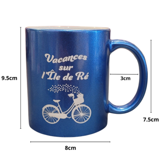 Mug Vélo - Vacances sur l'Île de Ré