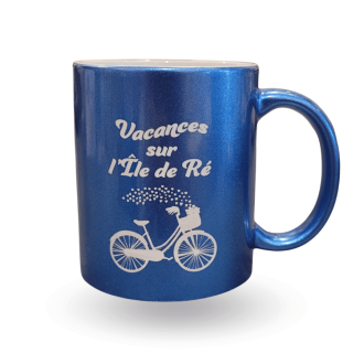 Mug Vélo - Vacances sur l'Île de Ré