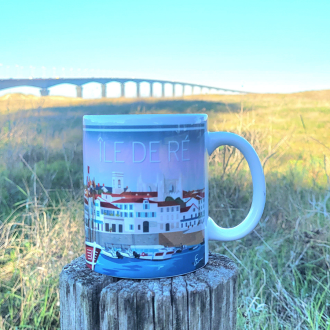 Mug île de ré port de st martin décor