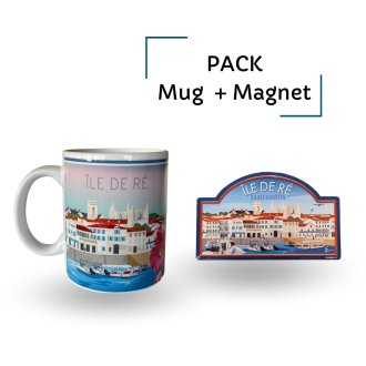 Pack Mug + Magnet Port Saint Martin de Ré
