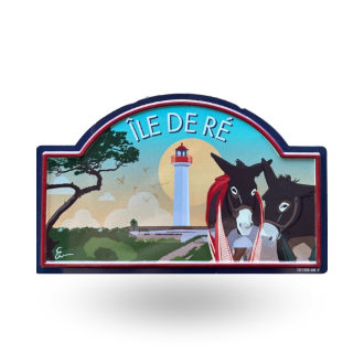 Magnet plaque rue - ânes ombres