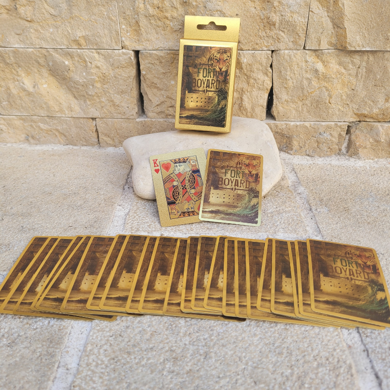 Jeu de carte Fort Boyard 54 carte décors verso