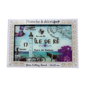 Planche à découper en verre - Île de Ré