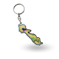 Keyring - map of Île de Ré