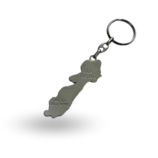 Keyring - map of Île de Ré