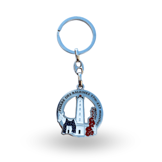Île de Ré Key Ring - Phare des Baleines
