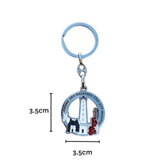 Porte clés Île de Ré - Le Phare des Baleines mesures