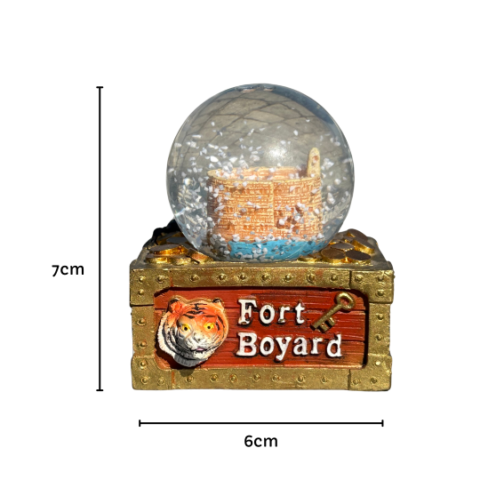 Boule à neige Fort Boyard - Coffre à trésors