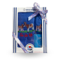 Coffret souvenir Île de Ré torchon âne bleu marine