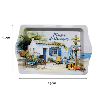 Petit plateau métal - Maison de vacances sur l'Île de Ré