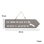 Wooden directional sign - Le Bois Plage en Ré right arrow