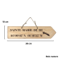Wooden directional sign - St Marie de Ré right arrow