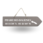 Wooden sign - Phare des Baleines straight arrow mole