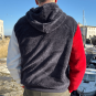 Sweat à capuche sherpa tricolore - Île de Rêve Côte atlantique