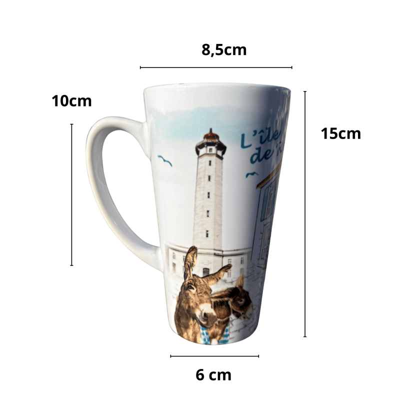 Île de Ré latte mug  - Watercolour landscapes